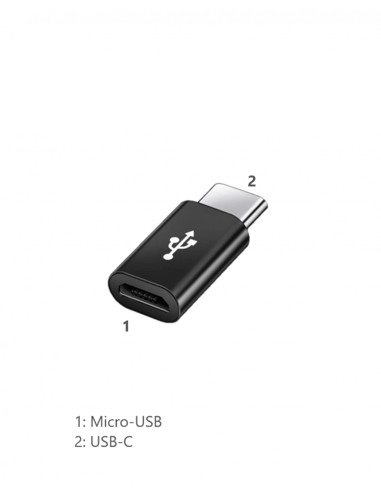 CoolBox COO CAB U2MC GR 2 in 1 Micro USB and USB C Cable